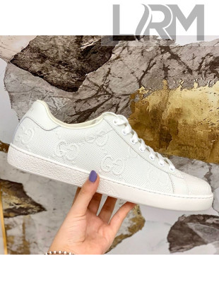 Gucci GG Mesh Leather Ace Sneakers White 2020 (For Women and Men)