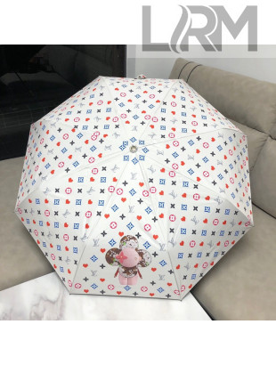 Louis Vuitton Multicolor Mobnogram Umbrella White 2021 17