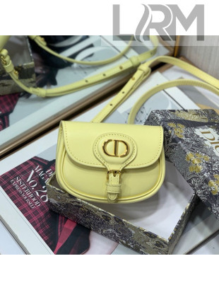 Dior Bobby Micro Bag in Light Yellow Smooth Calfskin 2022 S5109