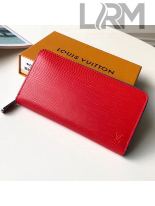 Louis Vuitton Zippy Epi Leather Wallet M62304 Red 2019