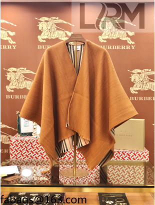 Burberry Cashmere Cape/Shawl Brown 2021 110251