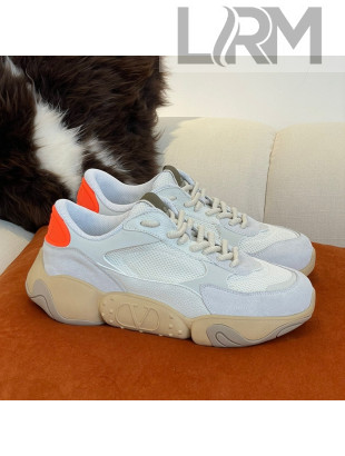 Valentino Mesh Bubbleback Sneakers White/Beige/Orange 2022 