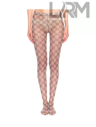 Gucci GG Mesh Tights Coffee 05 2019