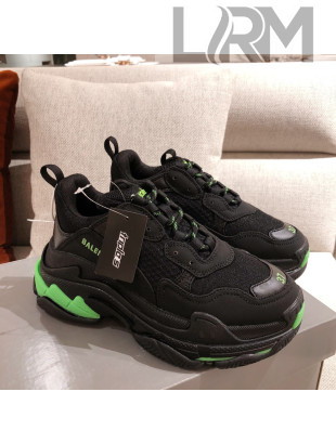 Balenciaga Triple S Sneakers Black 2021 10 (For Women and Men)