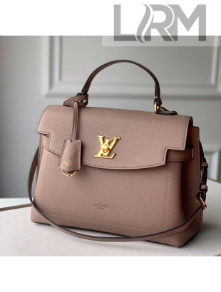 Louis Vuitton Lockme Ever MM Bag in Soft Grained calfskin M51395 Beige 2021