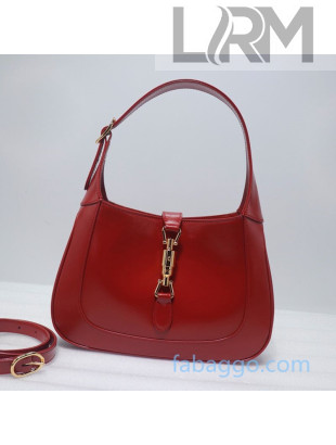 Gucci Jackie 1961 Leather Small Hobo Bag 636709 Red 2020