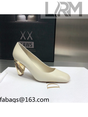 Dior Rhodes Calfskin Pumps White 2021 111583