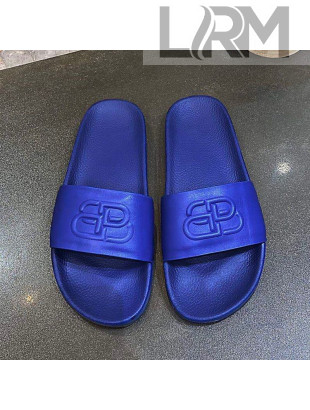 Balenciaga BB Slide Sandals Blue 2020 (For Women and Men)