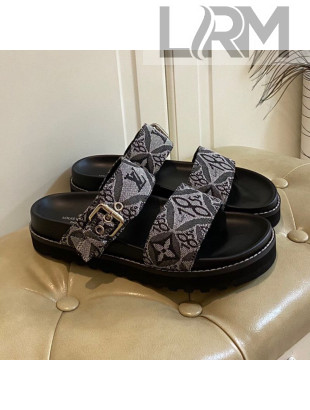 Louis Vuitton Since 1854 Flat Sandals Grey 2020