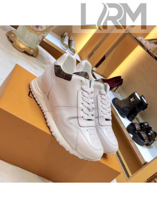 Louis Vuitton Run Away Sneaker in Silk Calfskin White/Monogram 2019