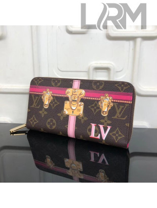 Louis Vuitton Summer Trunks Printed Monogram Canvas Zippy Wallet M62616 2018