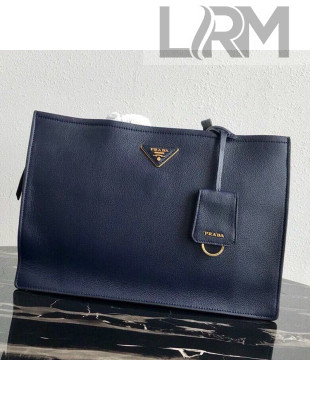 Prada Etiquette Toto Bag 1BG122 Navy Blue 2019