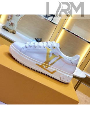 Louis Vuitton Time Out LV Sneaker 1A4VV8 White/Gold 2019