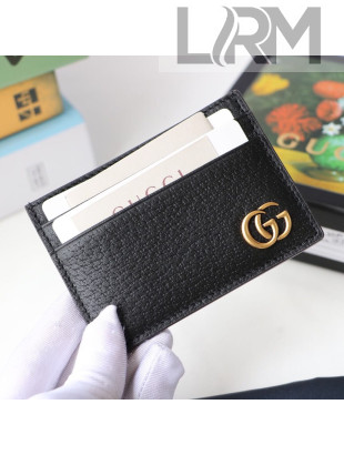 Gucci GG Marmont Leather Money Clip 436022 Black 2021