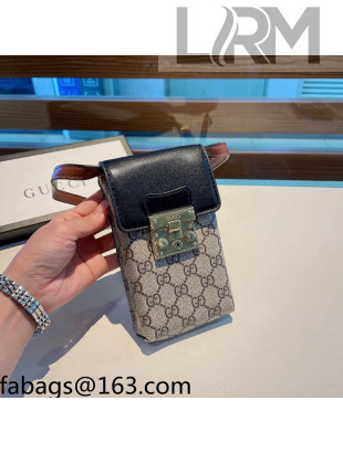 Gucci GG Canvas iPhone Holder Beige 2021 1104117