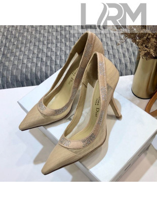 Dior J'Adior Crystal Pumps 95MM Nude 2020