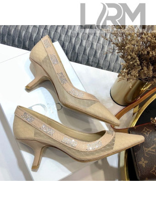 Dior J'Adior Crystal Pumps 65MM Nude 2020