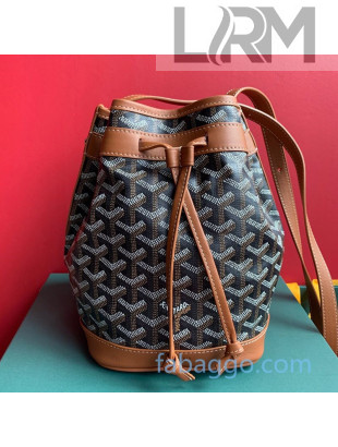 Goyard Petitflot Drawstring Bucket Bag Brown 2020