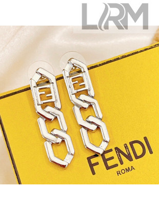 Fendi Chain Earrings Silver 2021 90