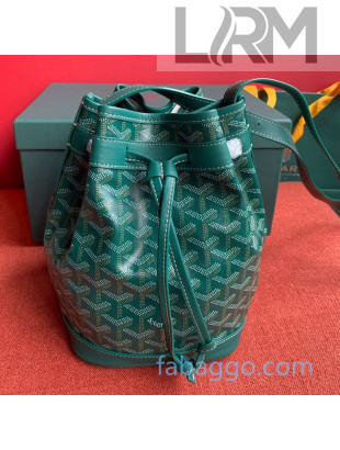 Goyard Petitflot Drawstring Bucket Bag Green 2020