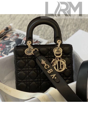 Dior MY ABCDior Small Bag in Cannage Leather Black 2019