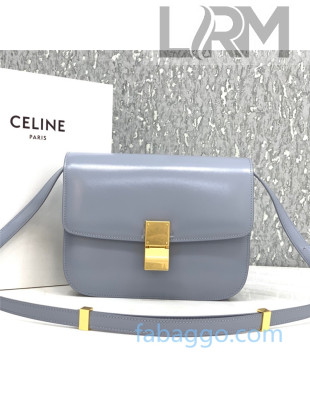 Celine Medium Classic Bag in Box Calfskin 8007 Light Grey 2020 (Top quality)