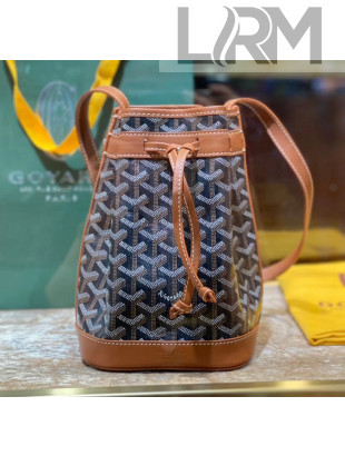 Goyard Petite Flot Bucket Bag Black/Brown 2020