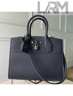 Louis Vuitton City Steamer MM Top Handle Bag M55062 Dark Blue 2019