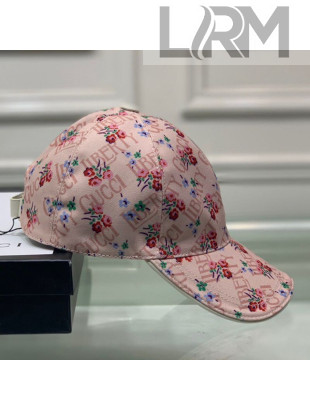 Gucci Liberty London Floral Baseball Hat Pink 2020