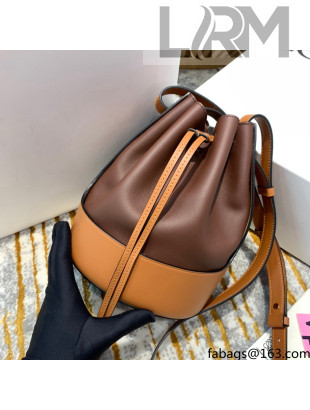 Loewe Small Balloon Bag in Nappa Calfskin Chocolate/Brown 2021