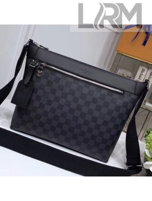 Louis Vuitton Mick Small Messenger Shoulder Bag in Damier Graphite Canvas N40003 