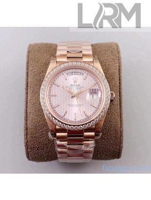 Rolex Datejust Watch 40mm With Crystal Pink Gold/Pink 2020 Top Quality 