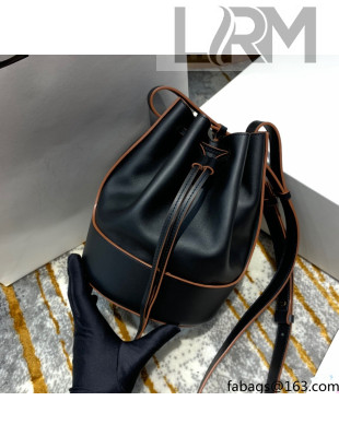 Loewe Small Balloon Bag in Nappa Calfskin Black 2021