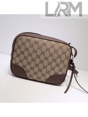 Gucci GG Canvas Camera Bag 387360 Dark Brown 2021