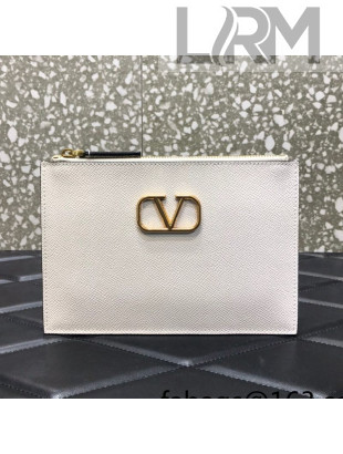 Valentino VLogo Pouch 062 White 2021