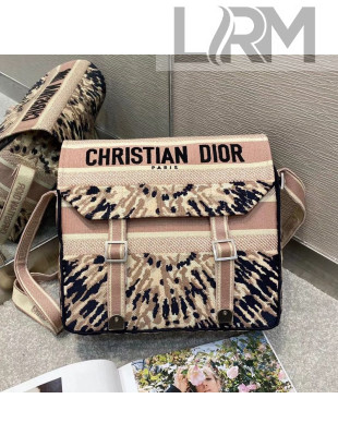 Dior Diorcamp Messenger Bag  in Multicolor Tie & Dior Embroidery 2020 