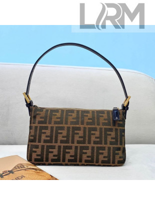 Fendi Small FF Hobo Bag Brown 2020