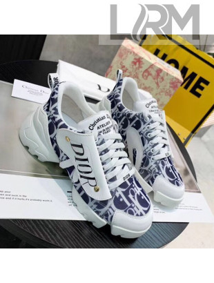 Dior Saddle Oblique Sneakers Blue 2020