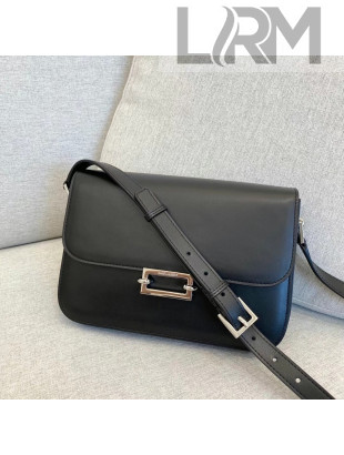 Saint Laurent Le Pave Satchel Bag in Smooth Leather 657186 Black 2021