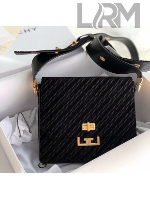 Givenchy 4G Velvet Medium Eden Bag Black 2020