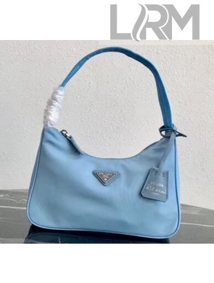 Prada Re-Edition 2000 Nylon Mini-bag 1NE515 Blue 2020