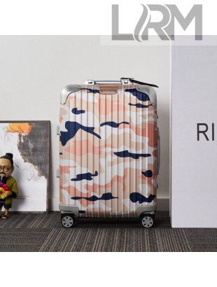 Rimowa Camouflage Cabin Luggage 20inches Pink 2020