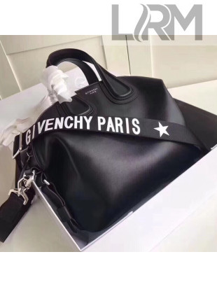 Givenchy Calfskin Paris Nightingale Top Handle Bag Black 2018