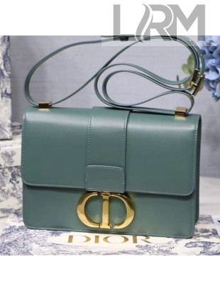 Dior 30 Montaigne CD Flap Bag in Smooth Storm Blue Calfskin 2019