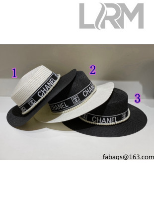 Chanel Straw Wide Brim Hat CHH31506 2022