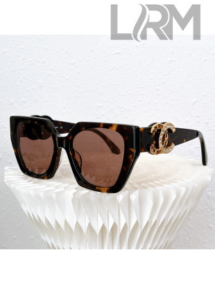 Chanel Sunglasses CHS801101 Brown 2022