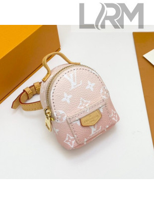 Louis Vuitton Gradient Monogram Canvas Mini Wrist Backpack Bag Pink 2021