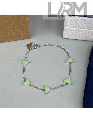 Prada Smalto Jewels Bracelet Green 2021