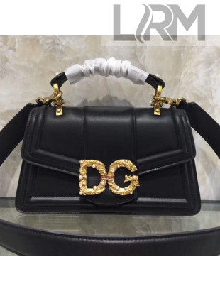 Dolce&Gabbana Small DG Amore Top Handle Bag Black 2019