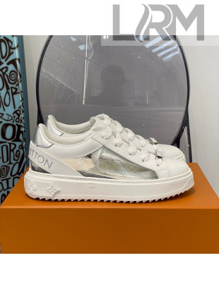 Louis Vuitton Transparent Time Out Sneaker White/Silver 2022